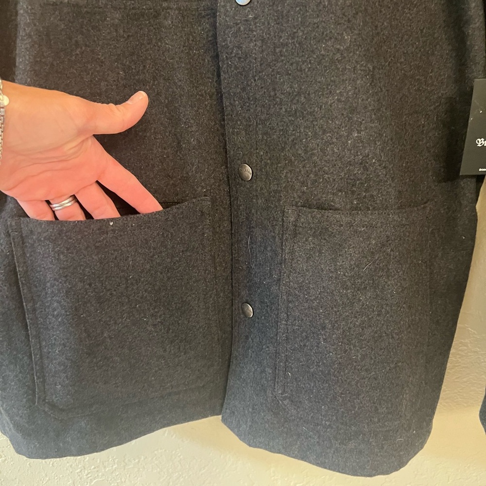 🆕 🌊Brixton 🌊 Men's Charcoal Jacket - Picture 5 of 7